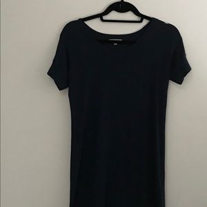 Navy Conquest Short Sleeve Shift Dress